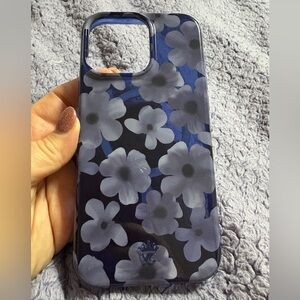 Velvet Caviar Midnight Blue Floral Phone Case